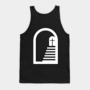 Stairs leading to the cross of Christ. Tank Top